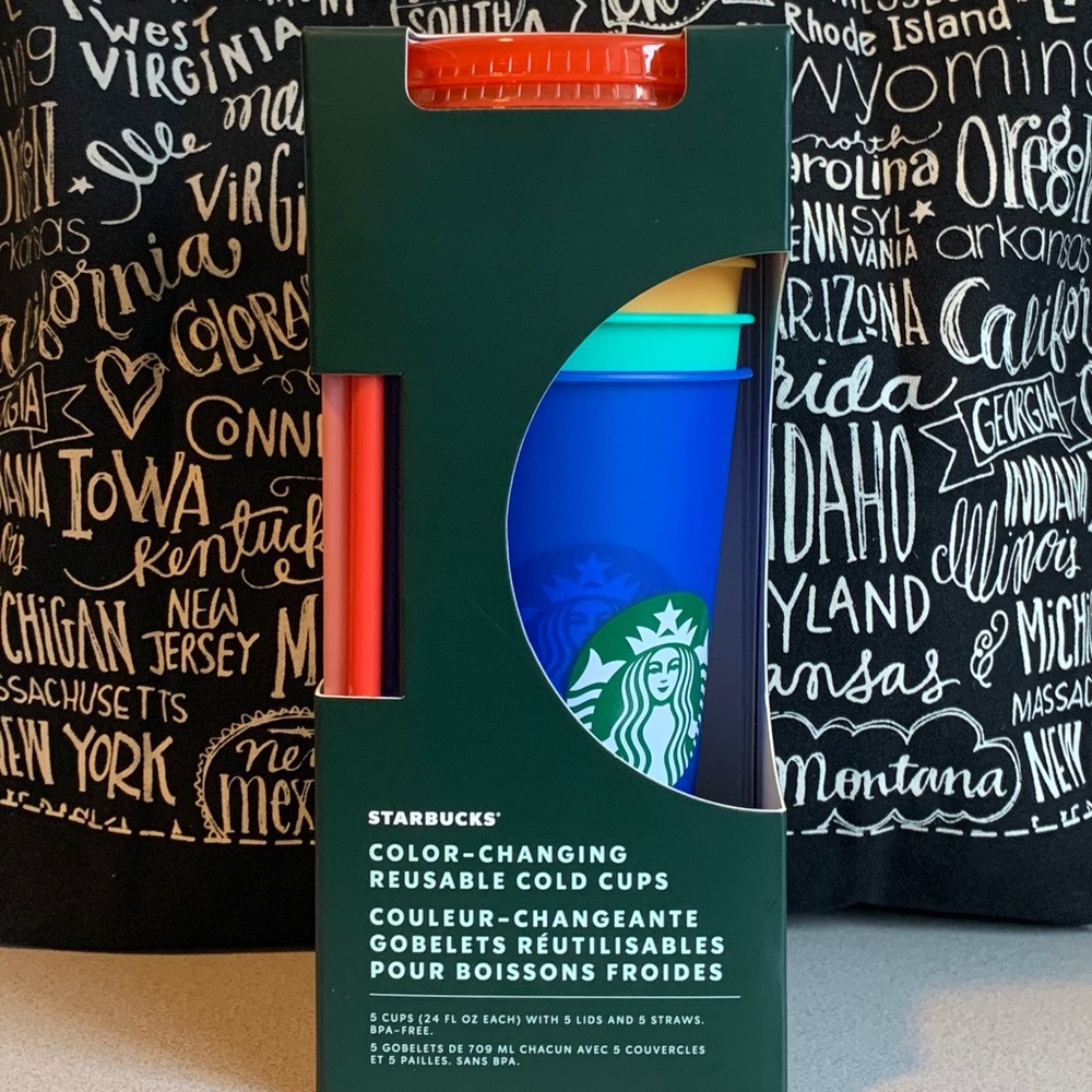 Starbucks Color Changing Cups - Set of 5